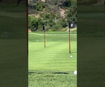 Watch the PERFECT chipping backspin in slow motion. #TaylorMade #shorts