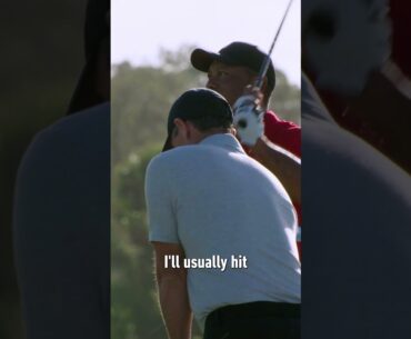 When Rory surprised Tiger with his "bunt" driver swing. 😂 #TaylorMade #shorts