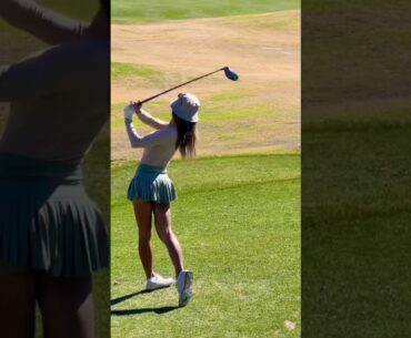 Alexandra Harju #golf #golfswing #shorts