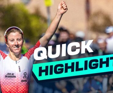 Quick Race Highlights | 2024 Lake Las Vegas T100 Women's Race 📽