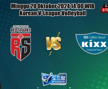 🔴 FULL HD 1080p | LIVE RED SPARKS vs GS CALTEX | Korean Women V-League Volleyball | Nobar Megawati