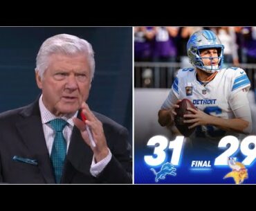 Lions are the BEST TEAM in NFC! - Jimmy Johnson on Jared Goff leads Lions beat Vikings 31-29