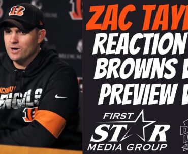 Cincinnati Bengals Head Coach Zac Taylor | Reaction to Browns Win & Previewing Week 8 vs the Eagles