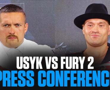 Oleksandr Usyk vs Tyson Fury 2 | LONDON PRESS CONFERENCE