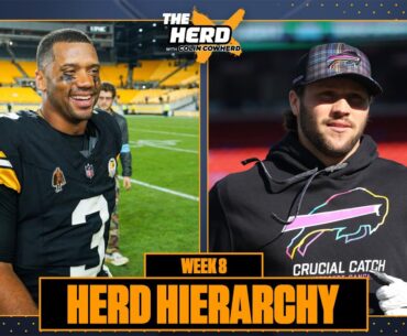 Herd Hierarchy: Russell Wilson's Steelers jump in, Bills sit at No. 7 in Week 8 | NFL | THE HERD