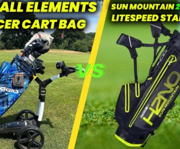 Ogio All Elements Silencer Cart Bag vs Sun Mountain 2024 H2NO Litespeed Stand Bag Review and Compari