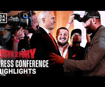 RIYADH SEASON: OLEKSANDR USYK VS. TYSON FURY 2: REIGNITED | LAUNCH PRESS CONFERENCE HIGHLIGHTS