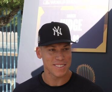 2024 World Series: Aaron Judge discusses Dodgers & Yankees lineups & Yoshinobu Yamamoto