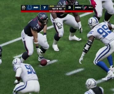 Madden NFL 25 CPU vs CPU Weekly Sim Gameplay Colts vs Texans Week 8