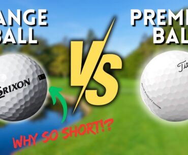 Titleist Pro v1 VS Range Ball! - Never Trust The Driving Range!