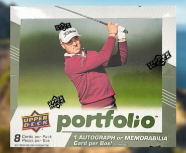 2024 Upper Deck Portfolio Golf Hobby Box Break!