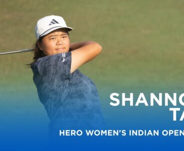 Shannon Tan shares the lead in Delhi | Hero Women's Indian Open