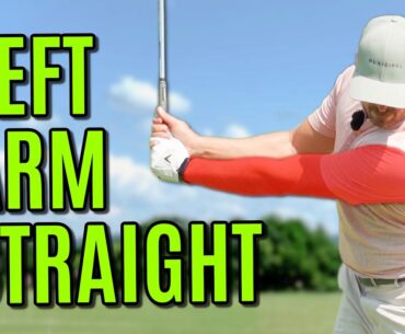 The Trick To Keeping The Left Arm Straight In The Golf Swing