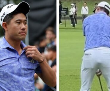 Collin Morikawa sparks discussion after 'butt plug' seen in trousers at Zozo Championship