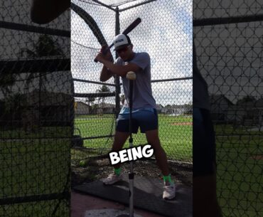 THE SECRET TO HITTING HOME RUNS! #baseball #hittingdrills #softball #hitting #shorts