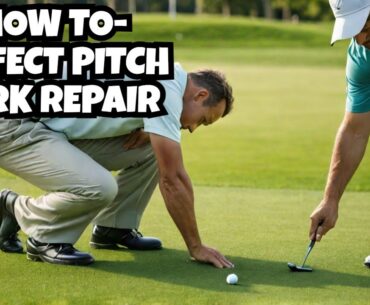 FIX Golf Pitch Marks with the Best Method