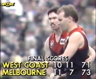 1988 Elimination Final - Melbourne v West Coast, Waverley Park