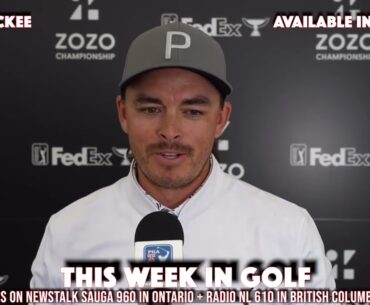 Rickie Fowler attempts to explain his Japanese heritage at the Zozo Championship