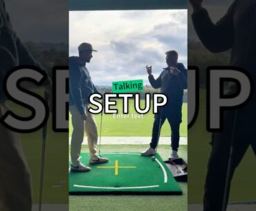 If your setup is wrong, you’ll be forced to compensate somewhere in the swing #golf #golfswing