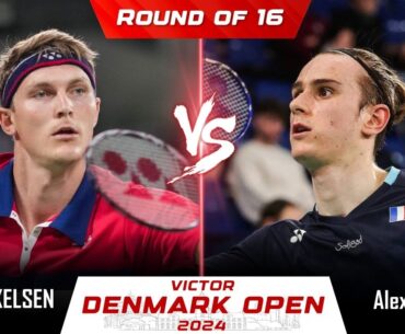 Viktor AXELSEN (DEN) vs Alex LANIER (FRA)| Denmark Open 2024 Badminton