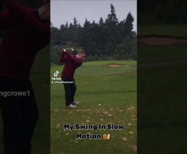 My Golf Swing In Slow Motion #shorts