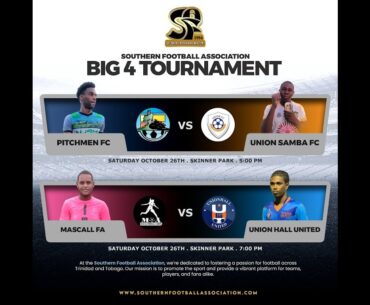 SFA BIG 4 TOURNAMENT | PITCHMEN FC vs UNION SAMBA FC