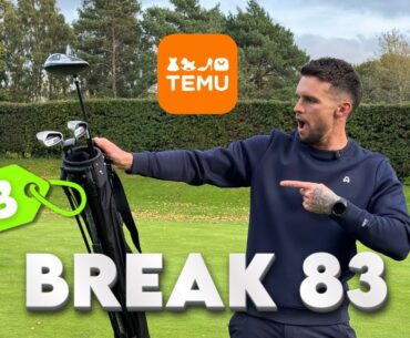 Is THIS The Future Of Golf Clubs? Crazy Break 83 With $83 Set of Clubs from TEMU!?