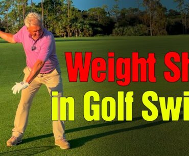 WEIGHT SHIFT in the Golf Swing - 3 Simple Drills