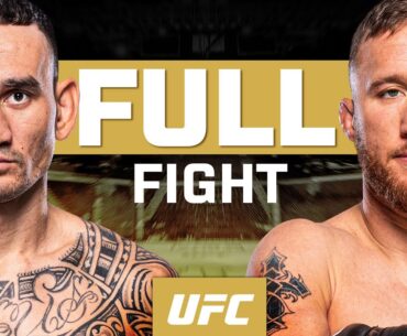 Max Holloway vs Justin Gaethje | FULL FIGHT | UFC 308