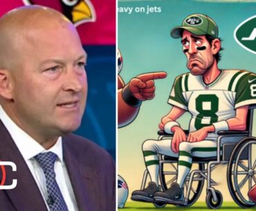 When does he start taking blame? - Tim Hasselbeck MOCKED Aaron Rodgers after Jets lose to Patriots