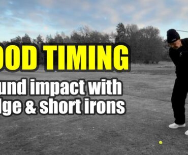 Understand good timing and impact control with your wedge or short iron…