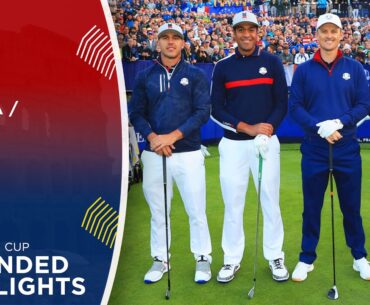 Koepka & Finau vs Rose & Rahm | Extended Highlights | 2018 Ryder Cup