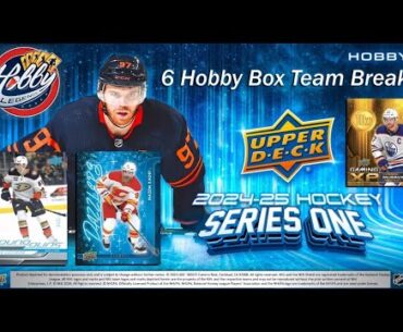 2024/25 Upper Deck S1 Hockey (6 Hobby Box) TEAM Break #3 eBay 10/29/24