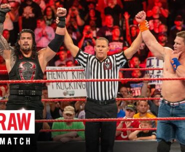 FULL MATCH: John Cena & Roman Reigns vs. The Miz & Samoa Joe: Raw, August 21, 2017