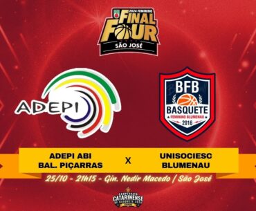 ADEPI ABI BALNEÁRIO PIÇARRAS x UNISOCIESC BLUMENAU | CAMP. CATARINENSE DE BASQUETE FEMININO 2024