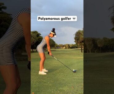 I’m a polyamorous golfer 💀🤷‍♀️ #golf