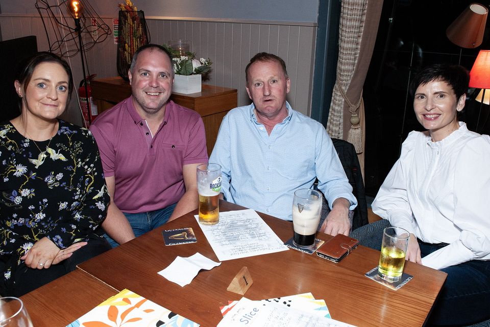 At the Guinness Singing and Swinging Pubs in Wexford Golf Club on Thursday evening were Elaine Stafford, David Power, Tom Jackman and Ann Jackman. Pic: Jim Campbell