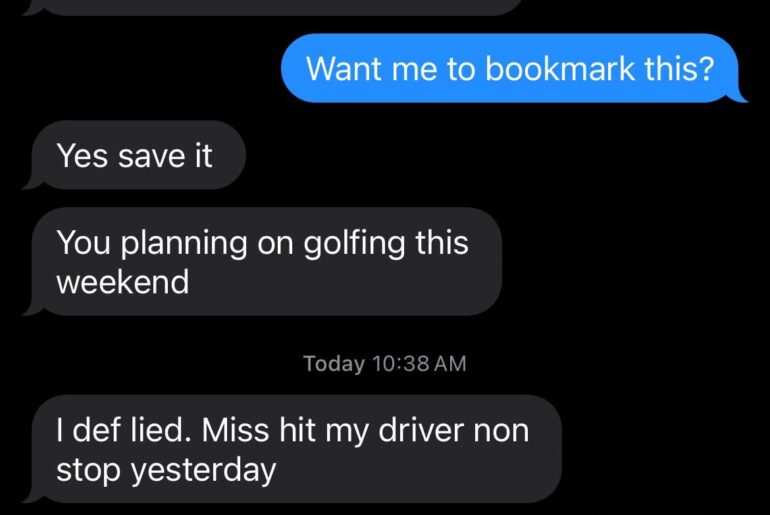 Friend made a driver breakthrough