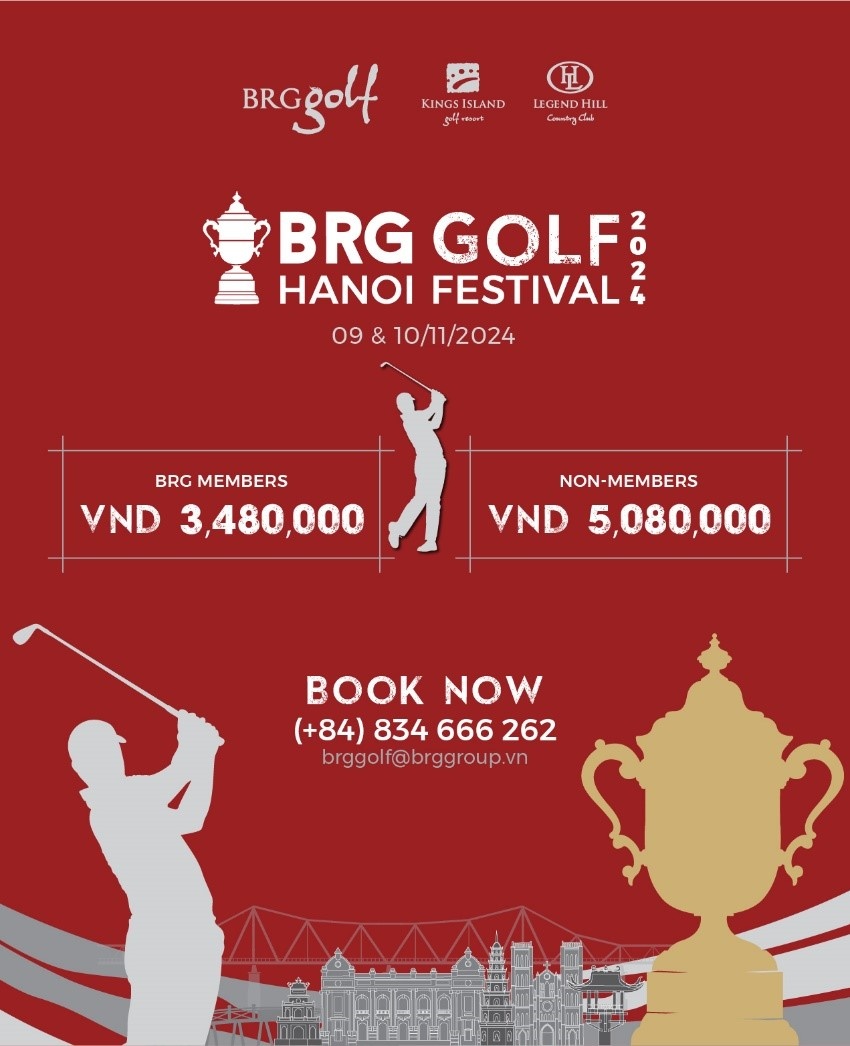 BRG Golf Hanoi Festival to tee off at Kings Island Golf Resort and Legend Hill Country Club