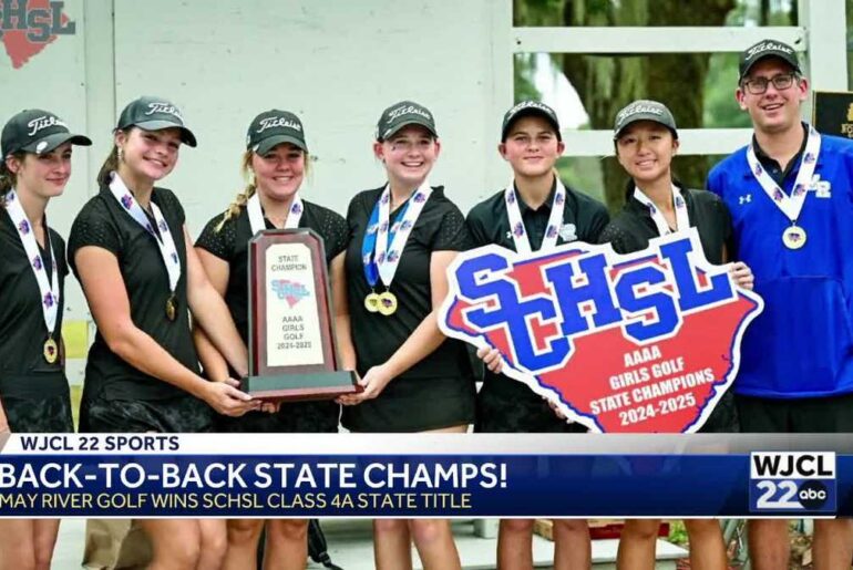 May River crowned back-to-back girls golf state champs