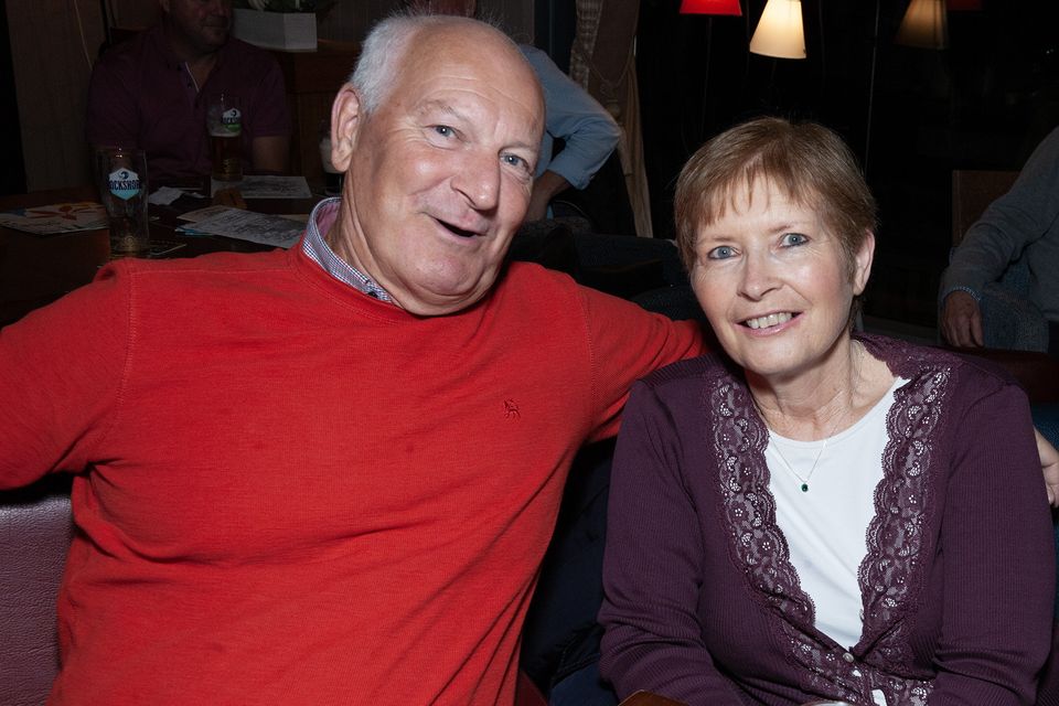 Pat and Christine O'Brien enjoyed the Guinness Singing and Swinging Pubs in Wexford Golf Club on Thursday evening. Pic: Jim Campbell