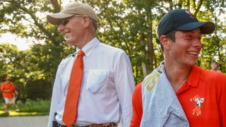 Mike Holder and Viktor Hovland at the 2018 NCAA Division I Championship