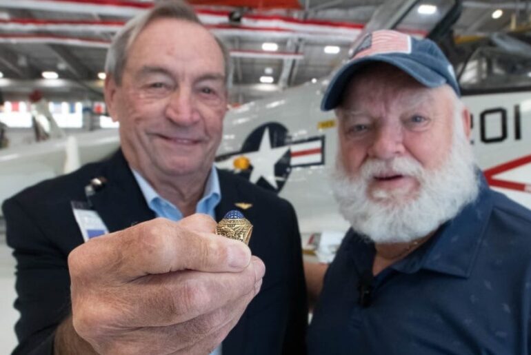 Man who plays Santa finds long lost ring, returns to veteran