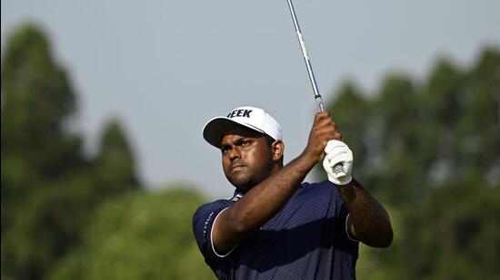 Rayhan Thomas of India during Round One of the International Series Thailand at the Thai Country Club, Bangkok. (HT Photo)