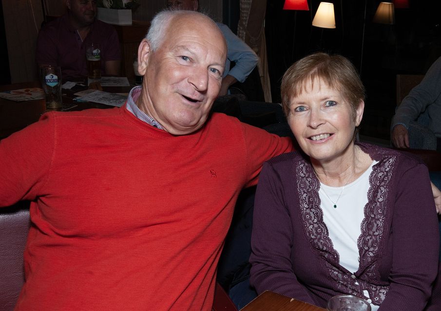 Pat and Christine O'Brien enjoyed the Guinness Singing and Swinging Pubs in Wexford Golf Club on Thursday evening. Pic: Jim Campbell