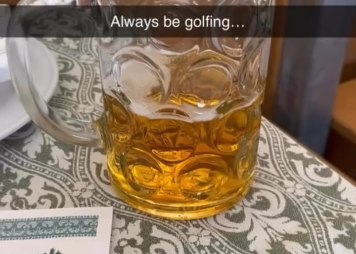 Always be golfing