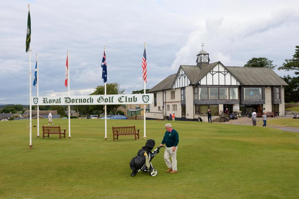 Royal Dornoch Golf Club in Sutherland, Scotland