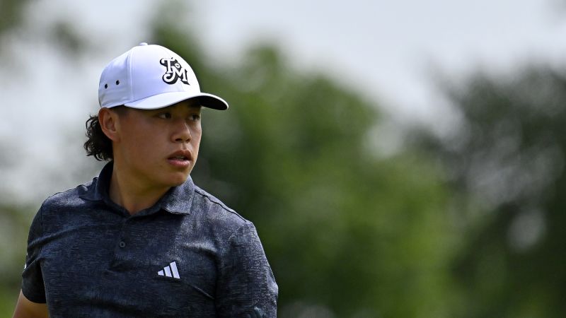 Jeffrey Guan: Australian golfer vows to ‘be back’ after freak accident leaves him blind in one eye