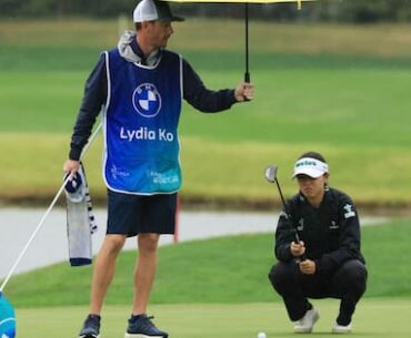 Kiwi Ko battling rain in pursuit of Ladies Championship lead