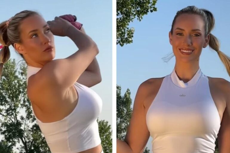 Paige Spiranac poses big question to golf fans but will she actually do it?